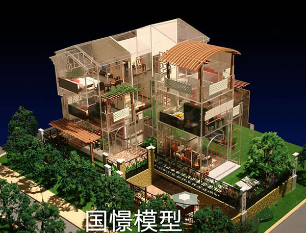 鲁甸县建筑模型