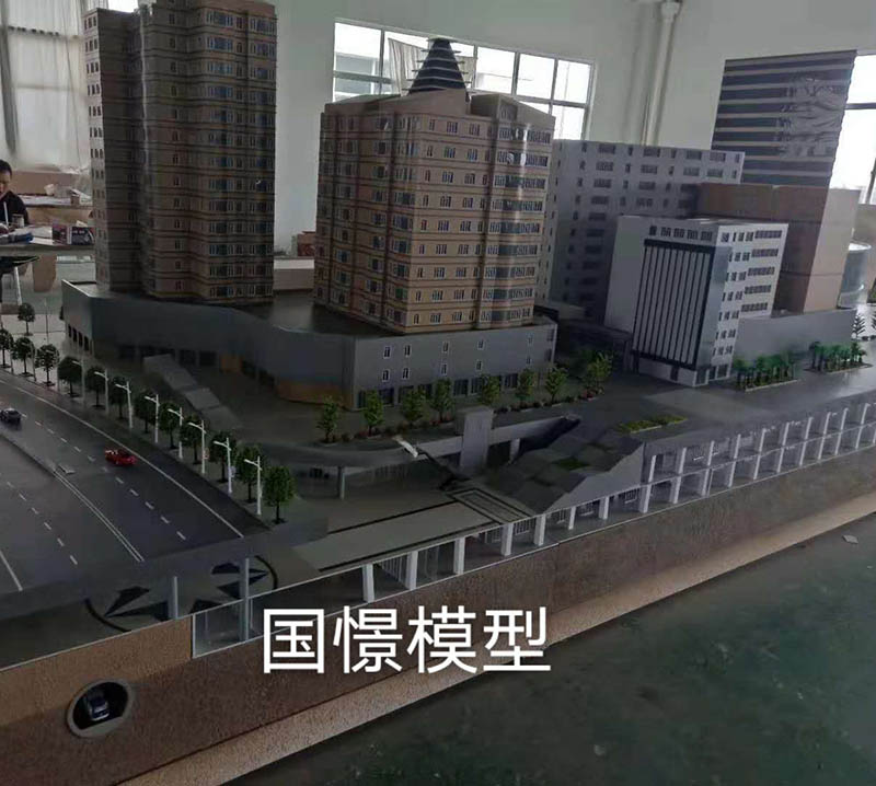 鲁甸县建筑模型