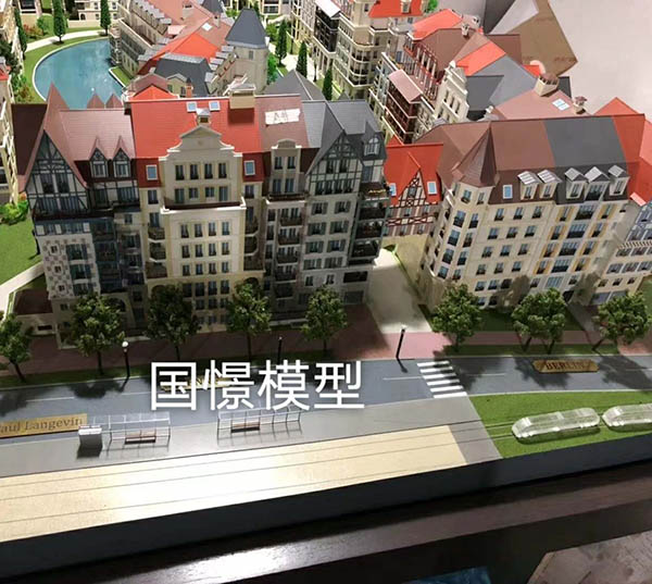 鲁甸县建筑模型